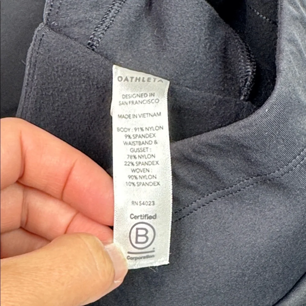 Athleta 511126 Peak Hybrid Fleece Tight Size Small